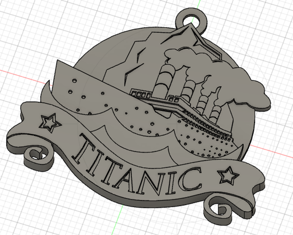 R.M.S. Titanic Keychain