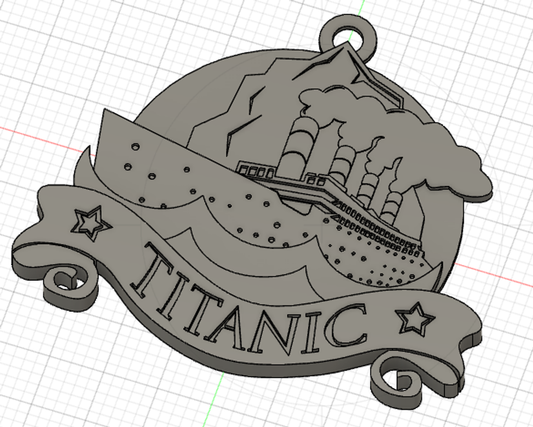 R.M.S. Titanic Keychain